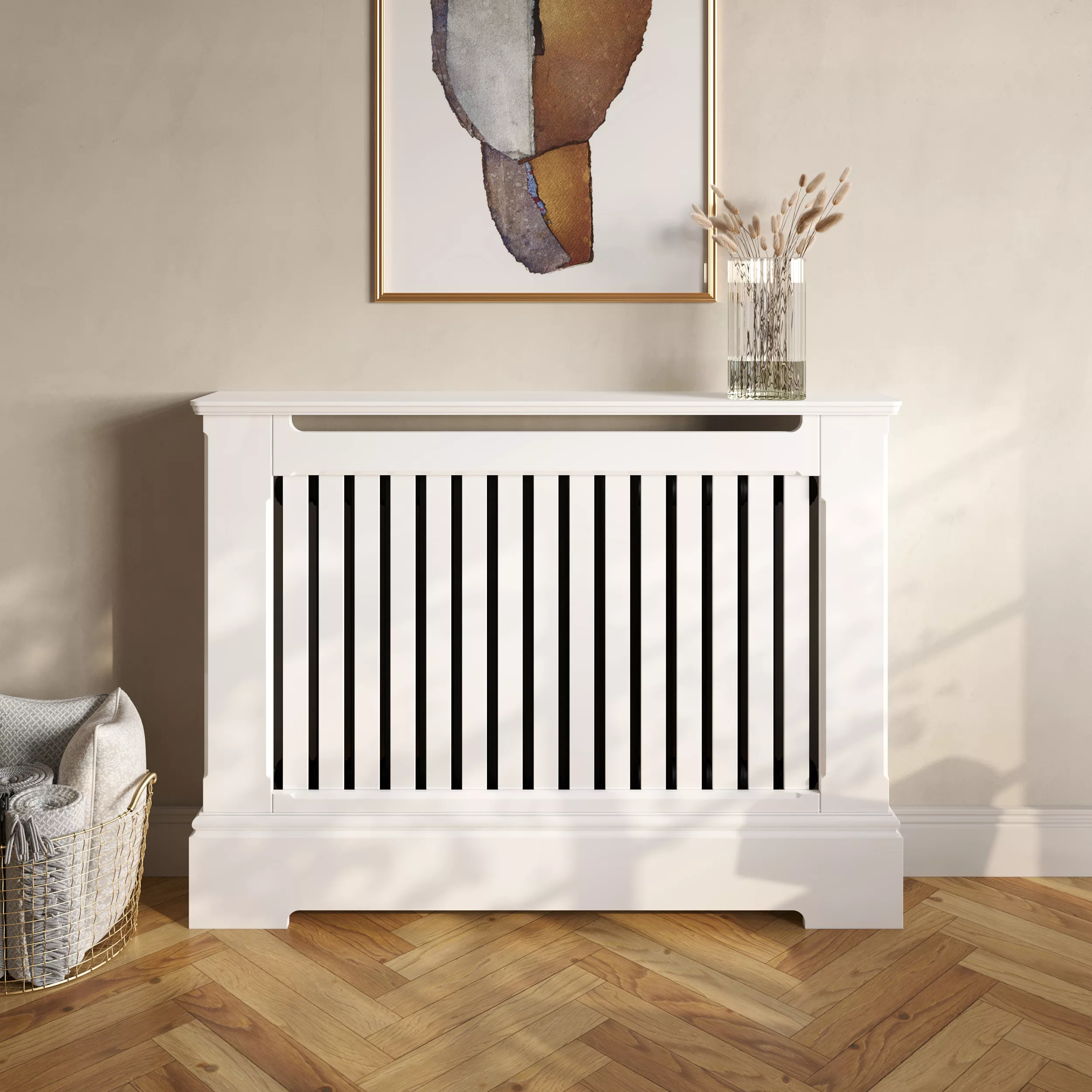 Vertical Slats Radiator Cabinet - Image 6