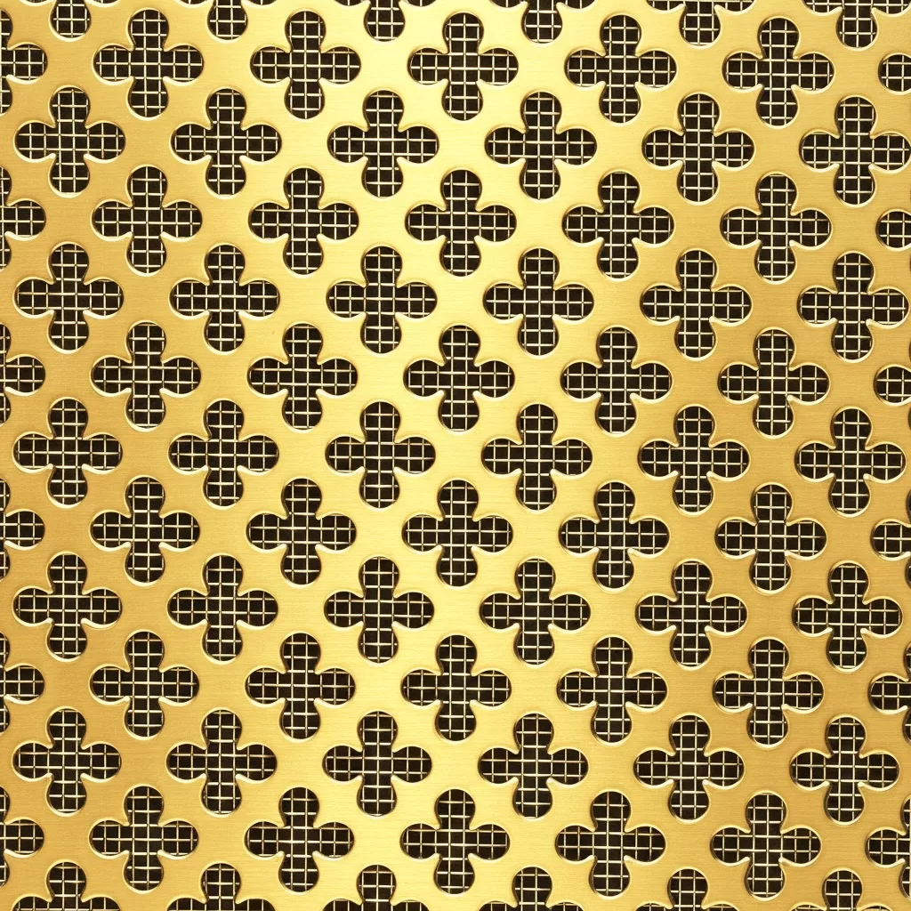 Club Polished Brass Decorative Grille - Image 2