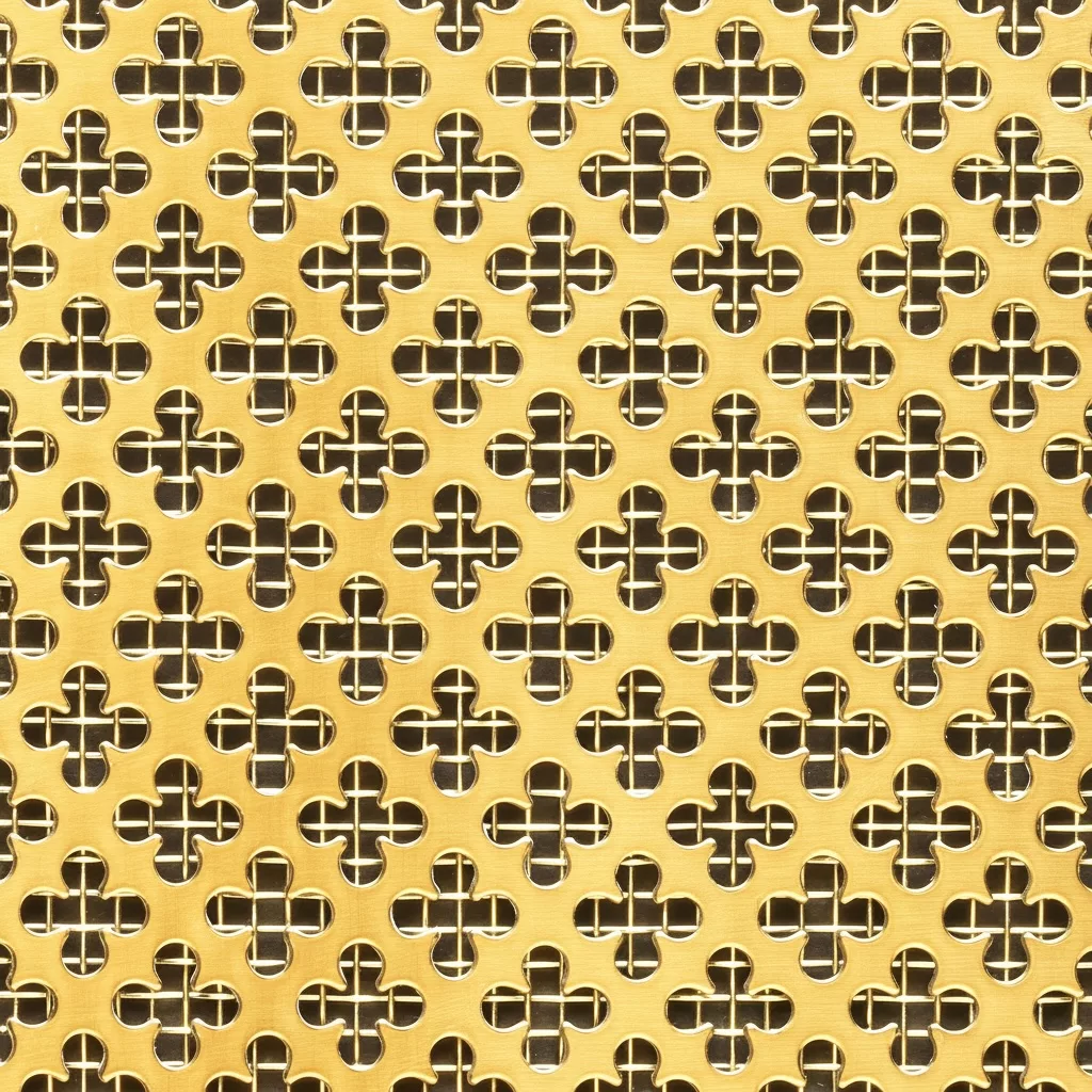 Club Polished Brass Decorative Grille - Image 3