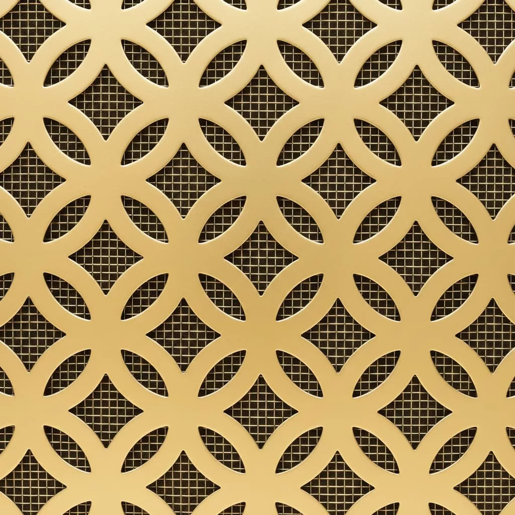 Inner Circle Polished Brass Decorative Grille - Image 2