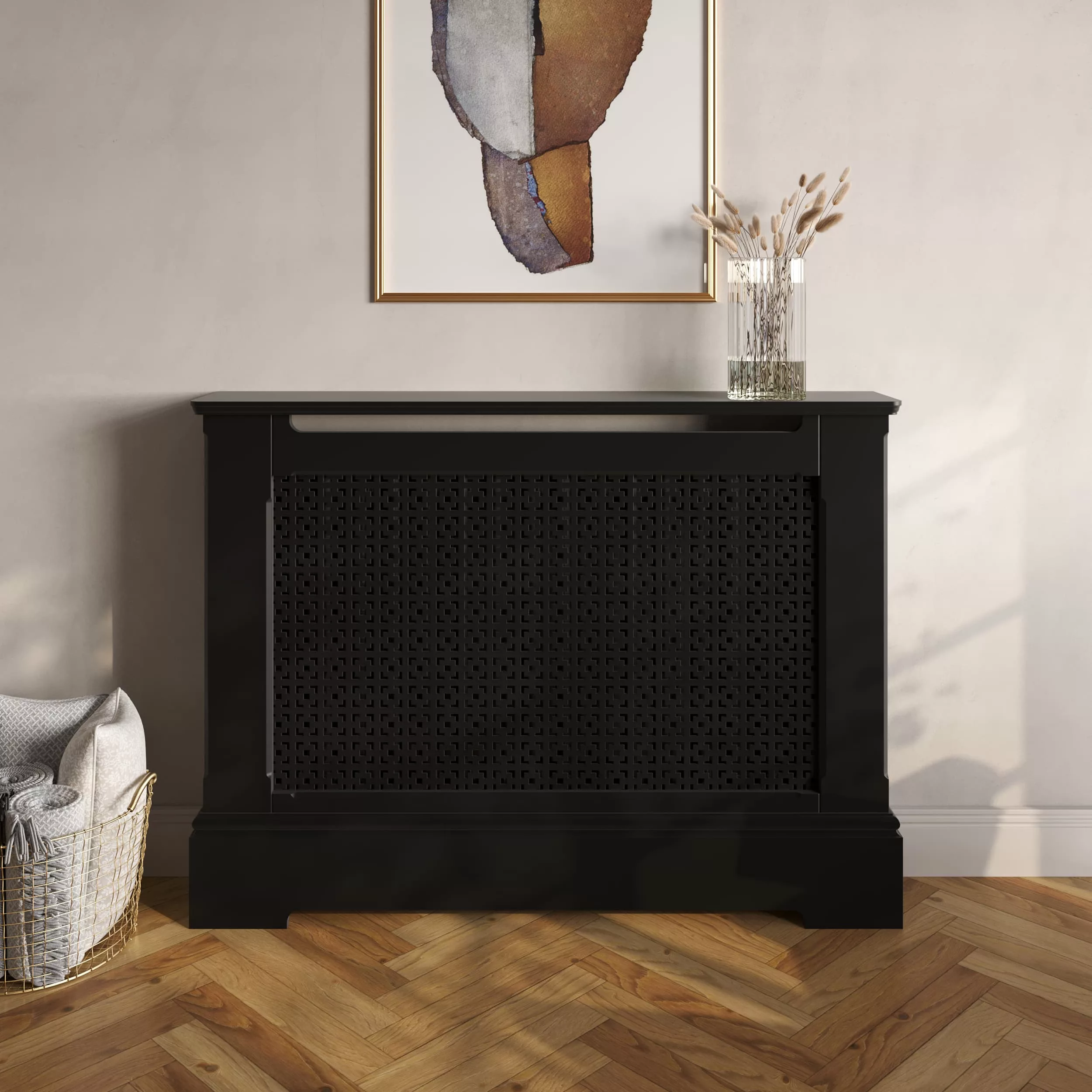 Pimlico Stamped MDF Radiator Cabinet - Image 5