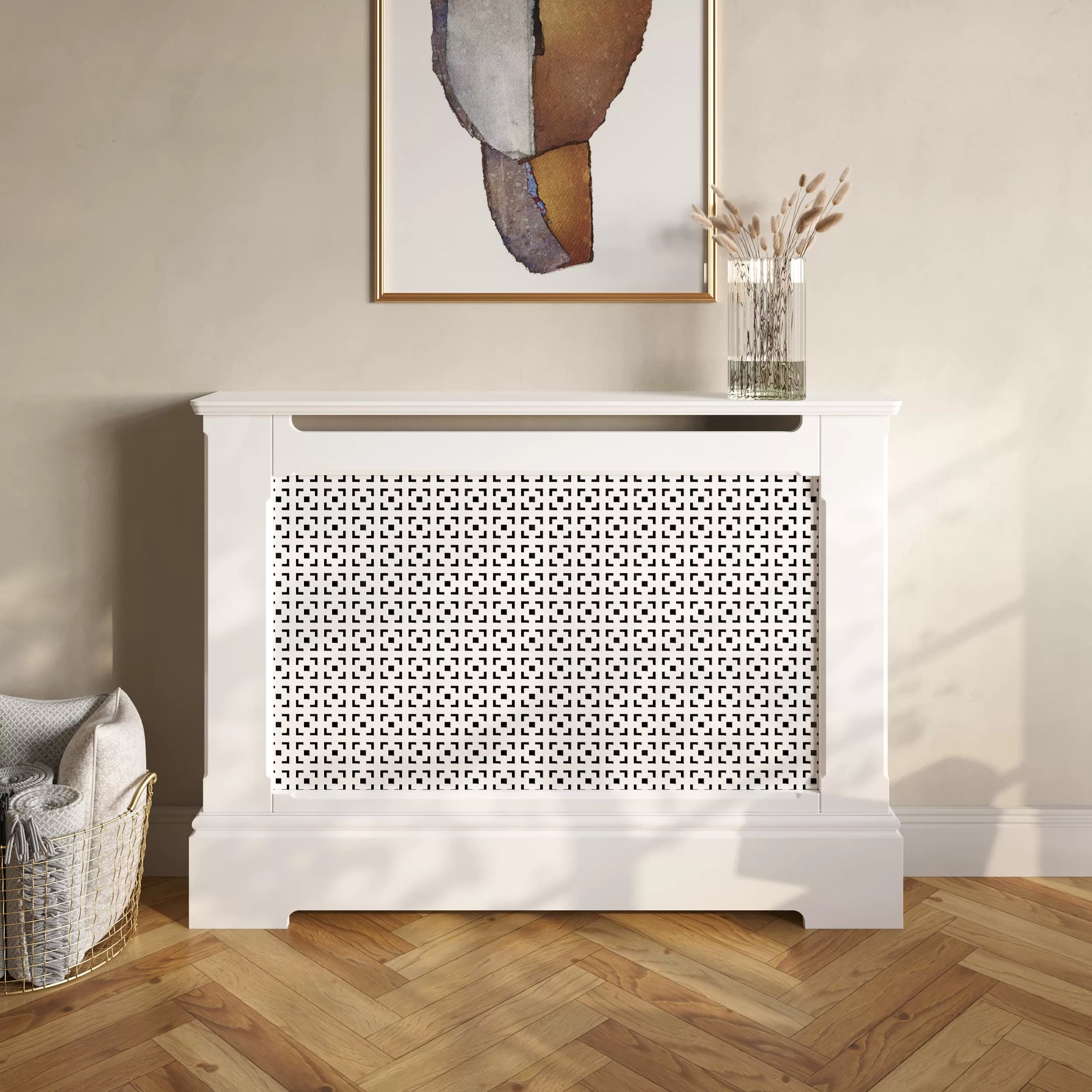 Pimlico Stamped MDF Radiator Cabinet - Image 7