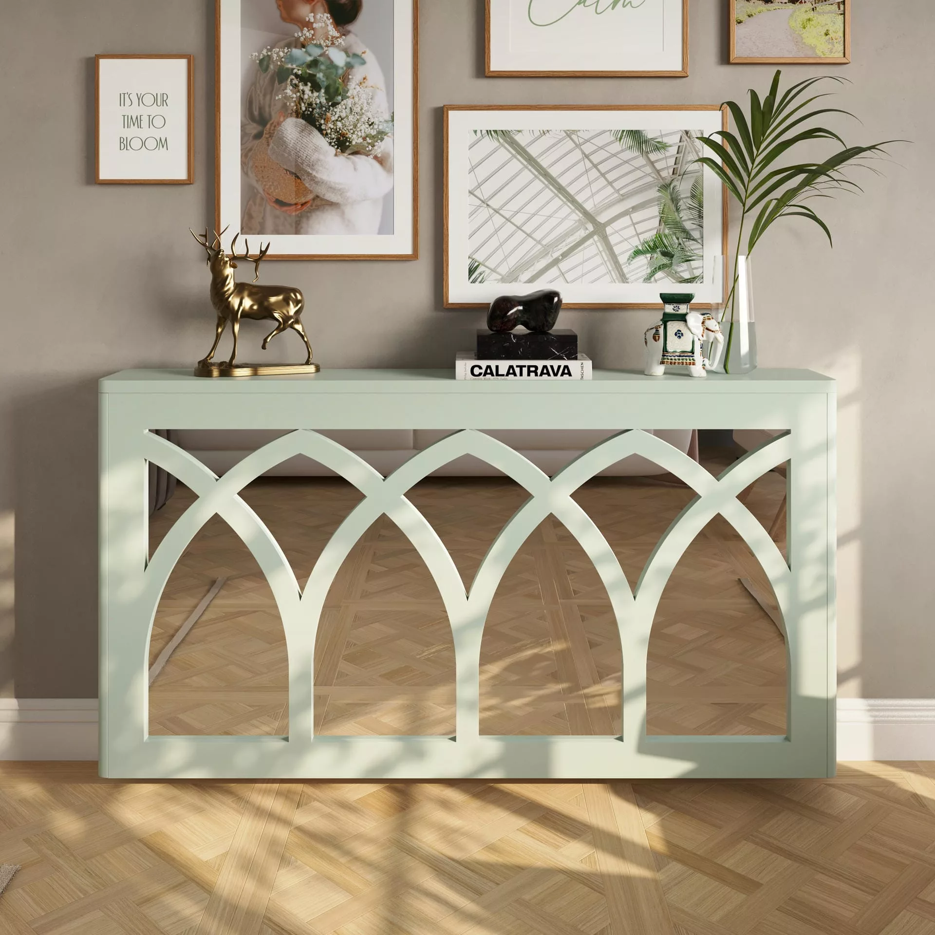 Gothic Clip-on Mirrored Radiator Cover - Image 4