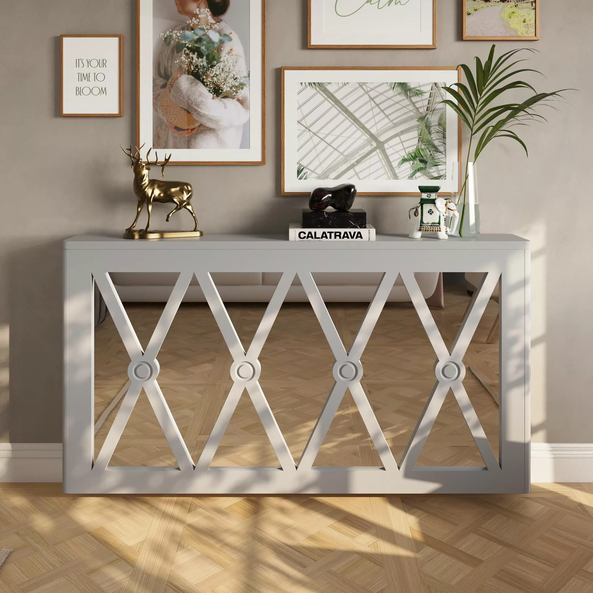 Richmond Clip-on Mirrored Radiator Cover - Image 3