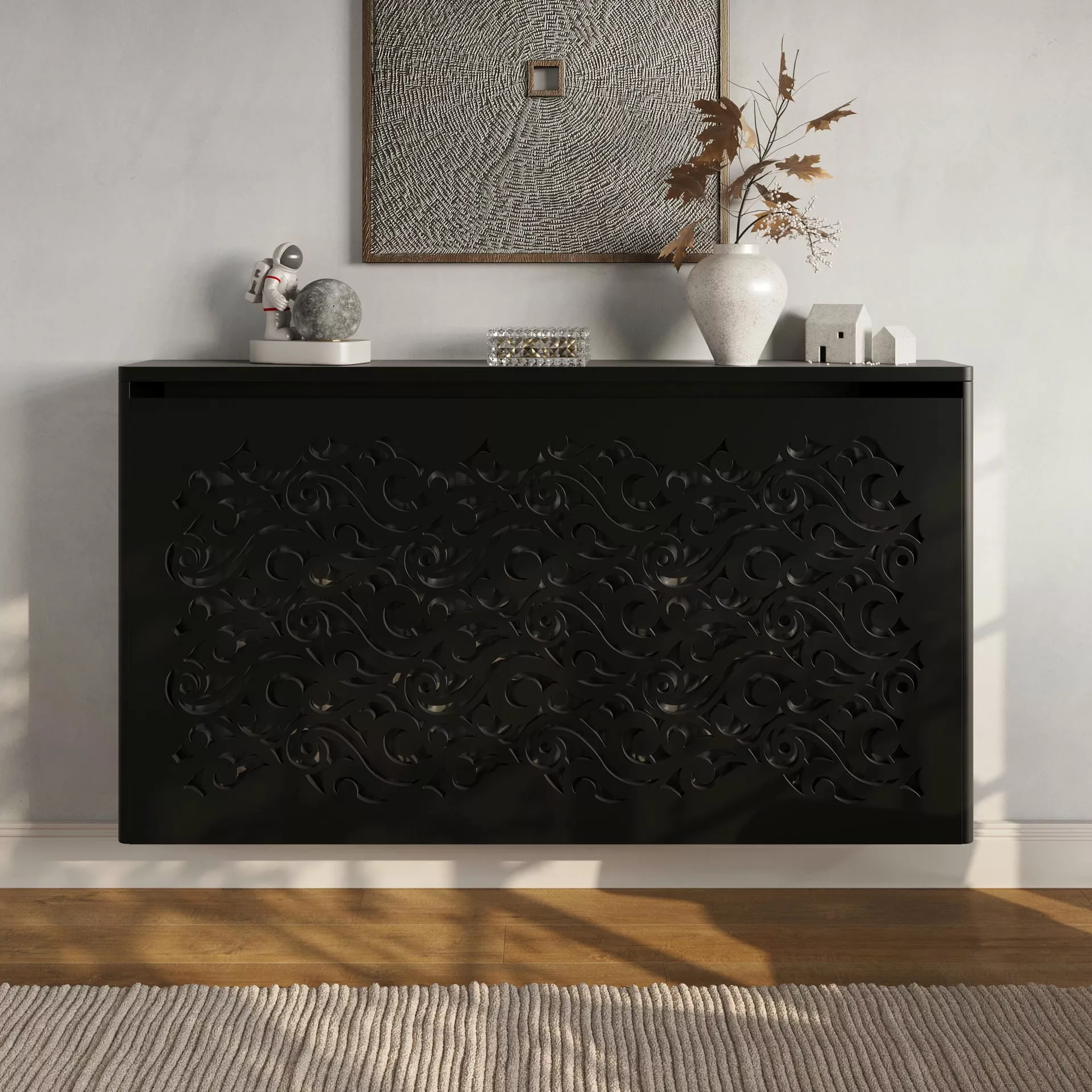Baroque Floating Radiator Cabinet - Image 2
