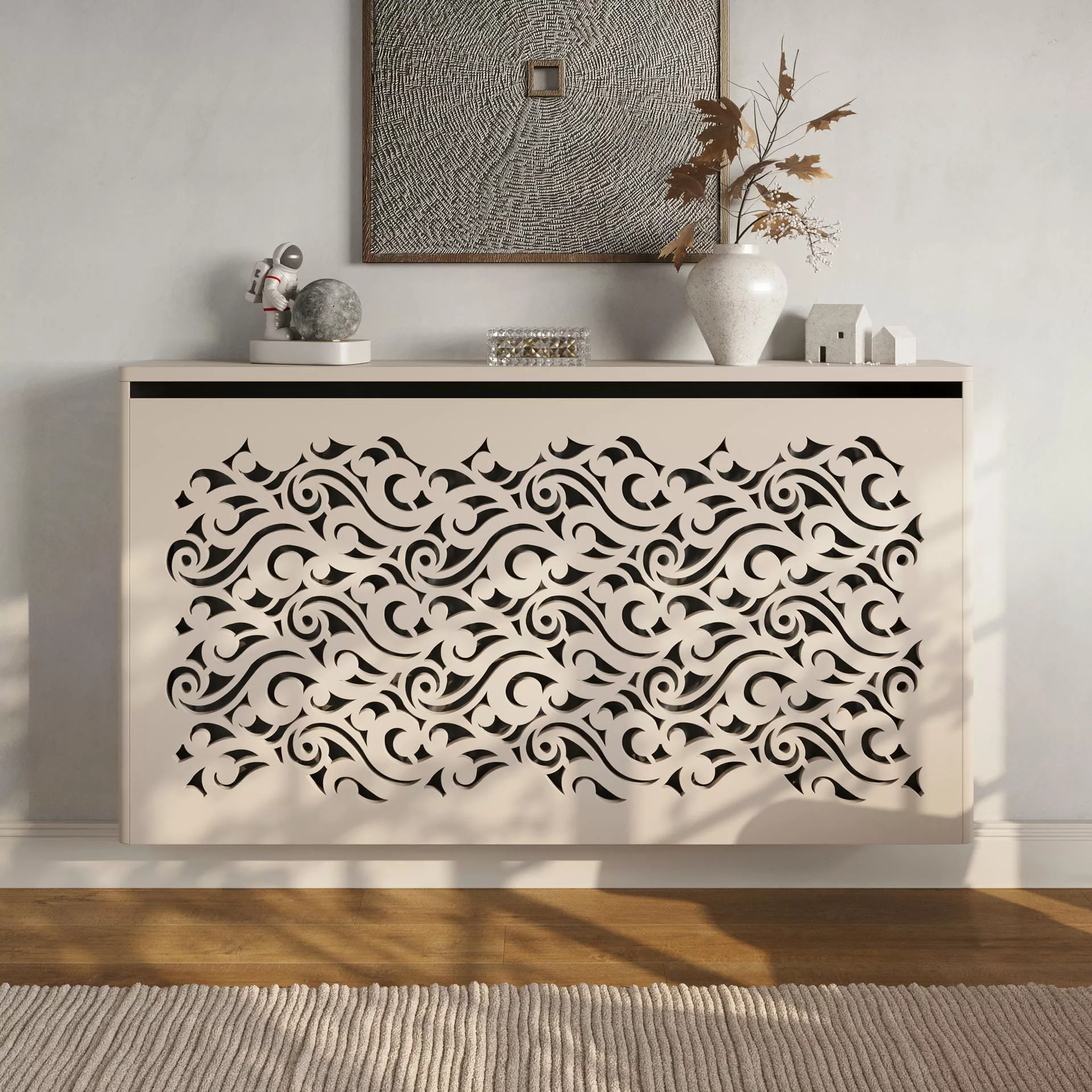 Baroque Floating Radiator Cabinet - Image 5