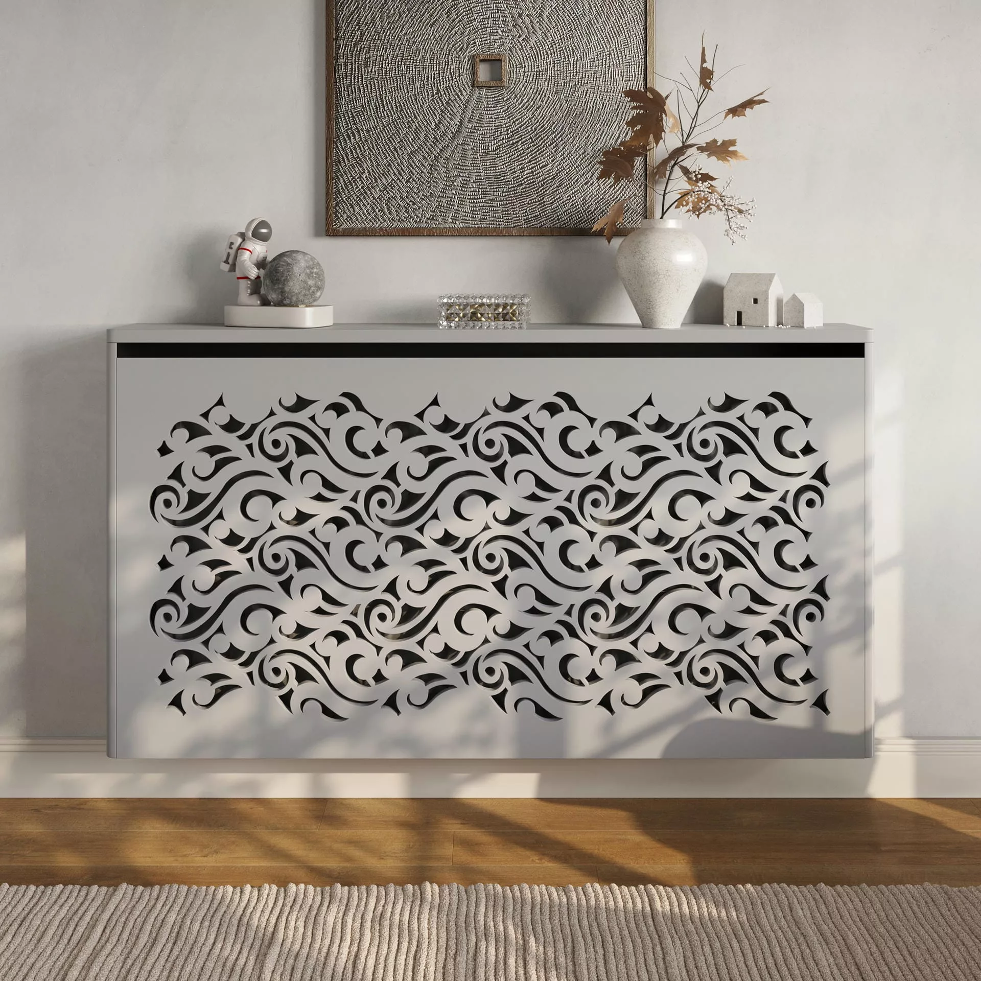 Baroque Floating Radiator Cabinet - Image 3