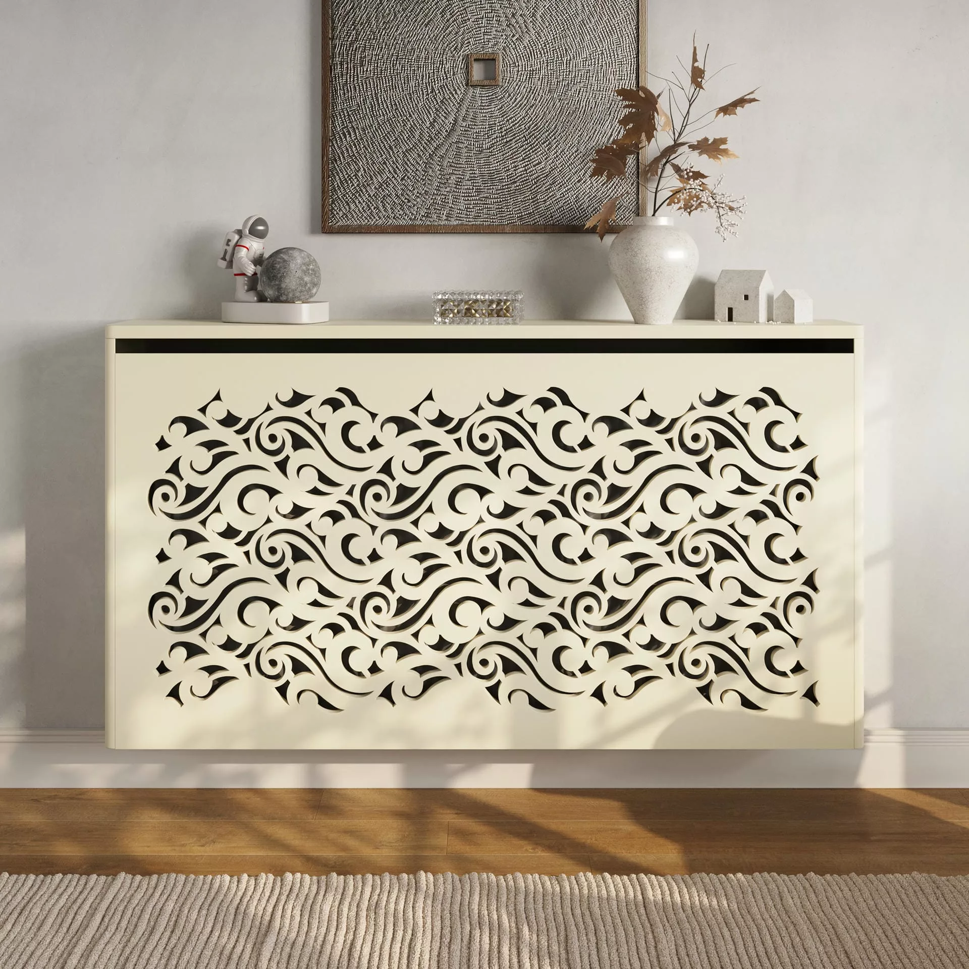 Baroque Floating Radiator Cabinet - Image 4