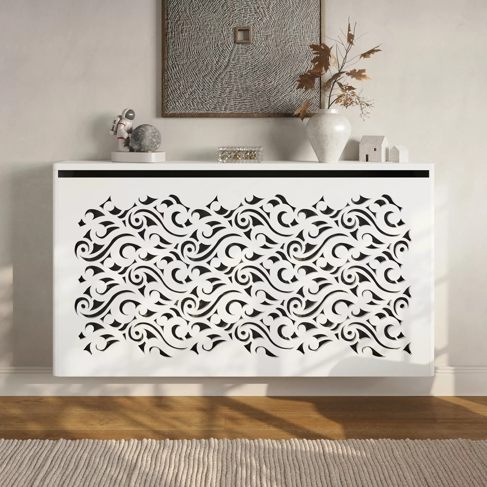 Baroque Floating Radiator Cabinet