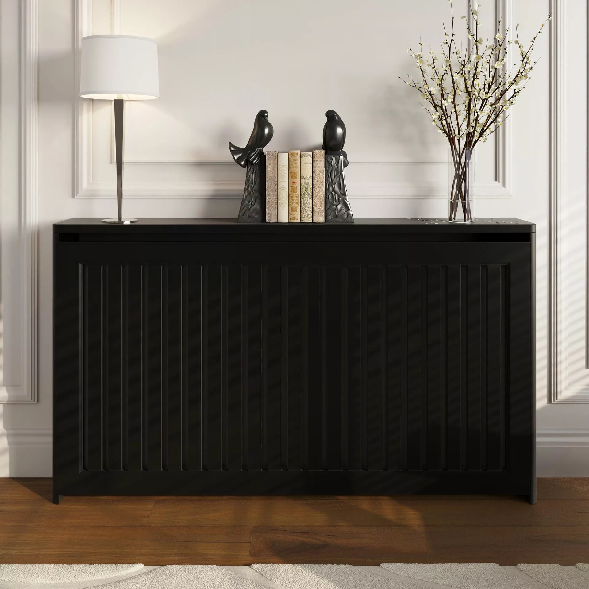 Flush Slats Standing Radiator Cabinet - Image 3