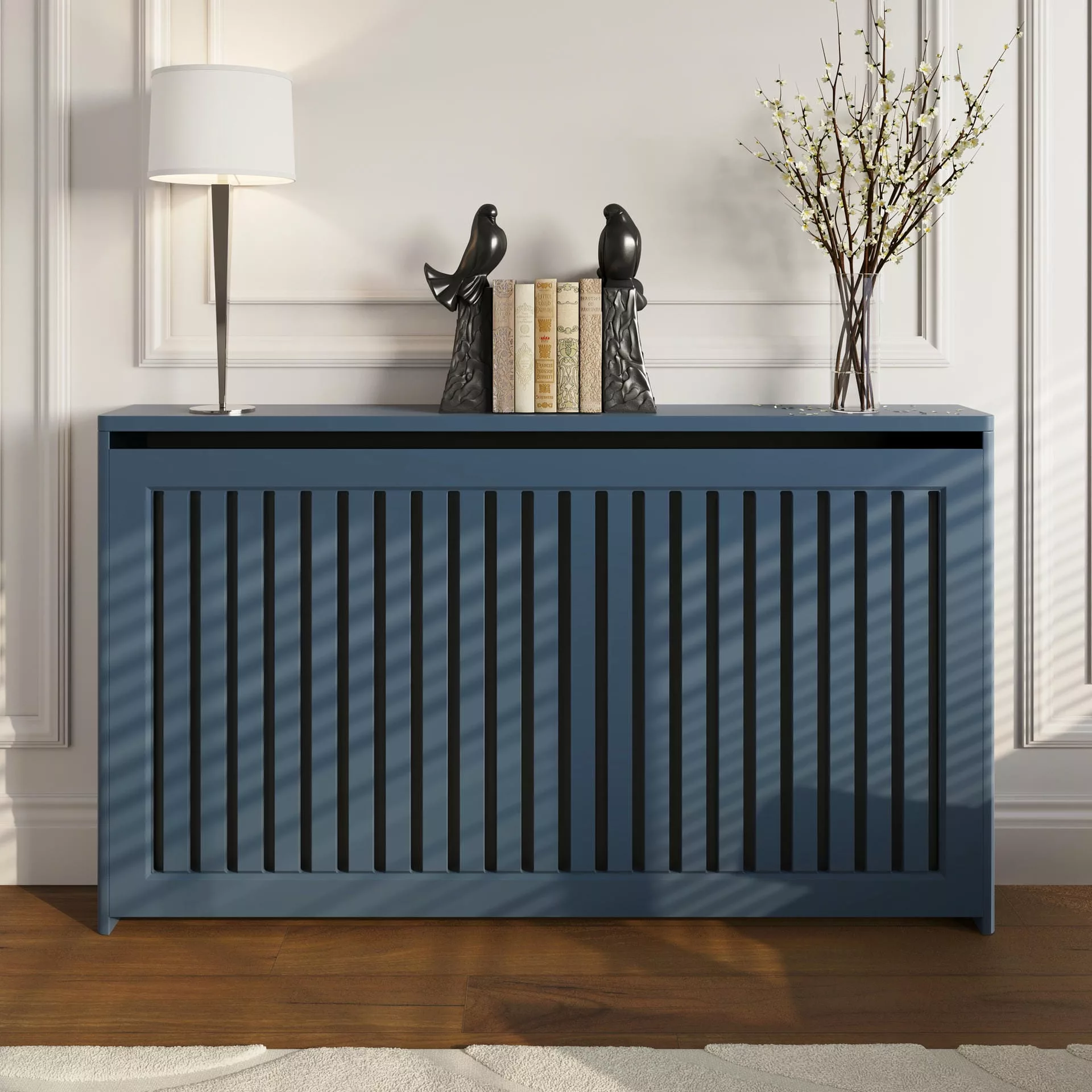 Flush Slats Standing Radiator Cabinet - Image 2