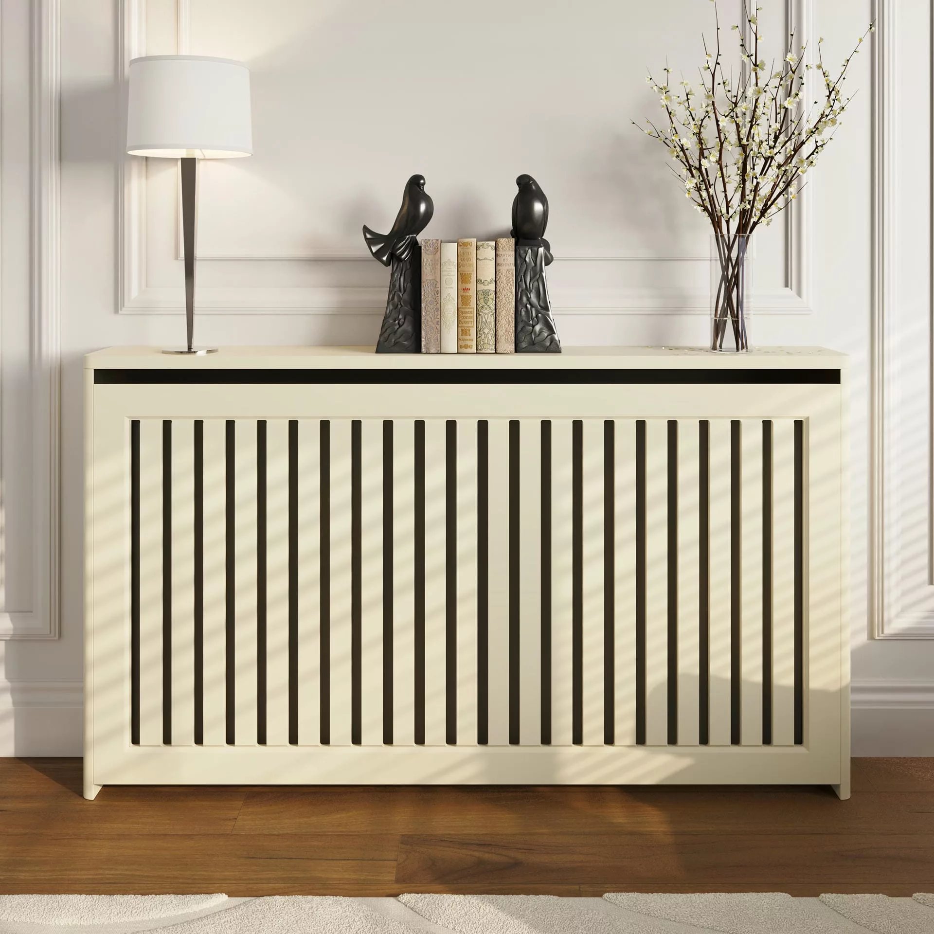 Flush Slats Standing Radiator Cabinet - Image 6