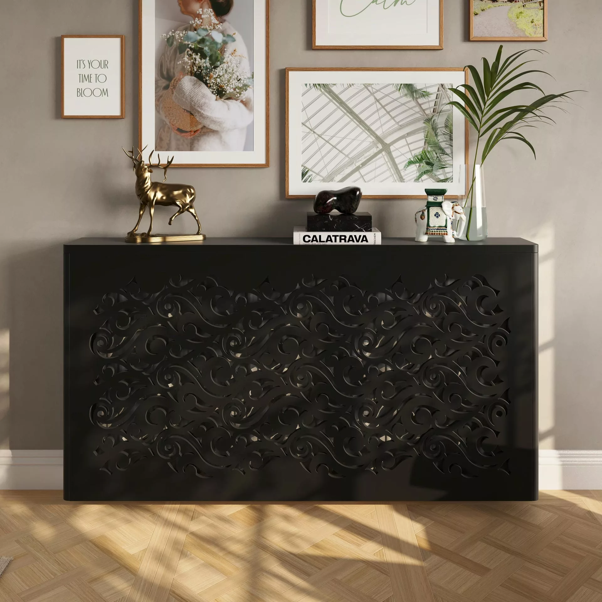 Baroque Clip-on Radiator Cover - Image 2