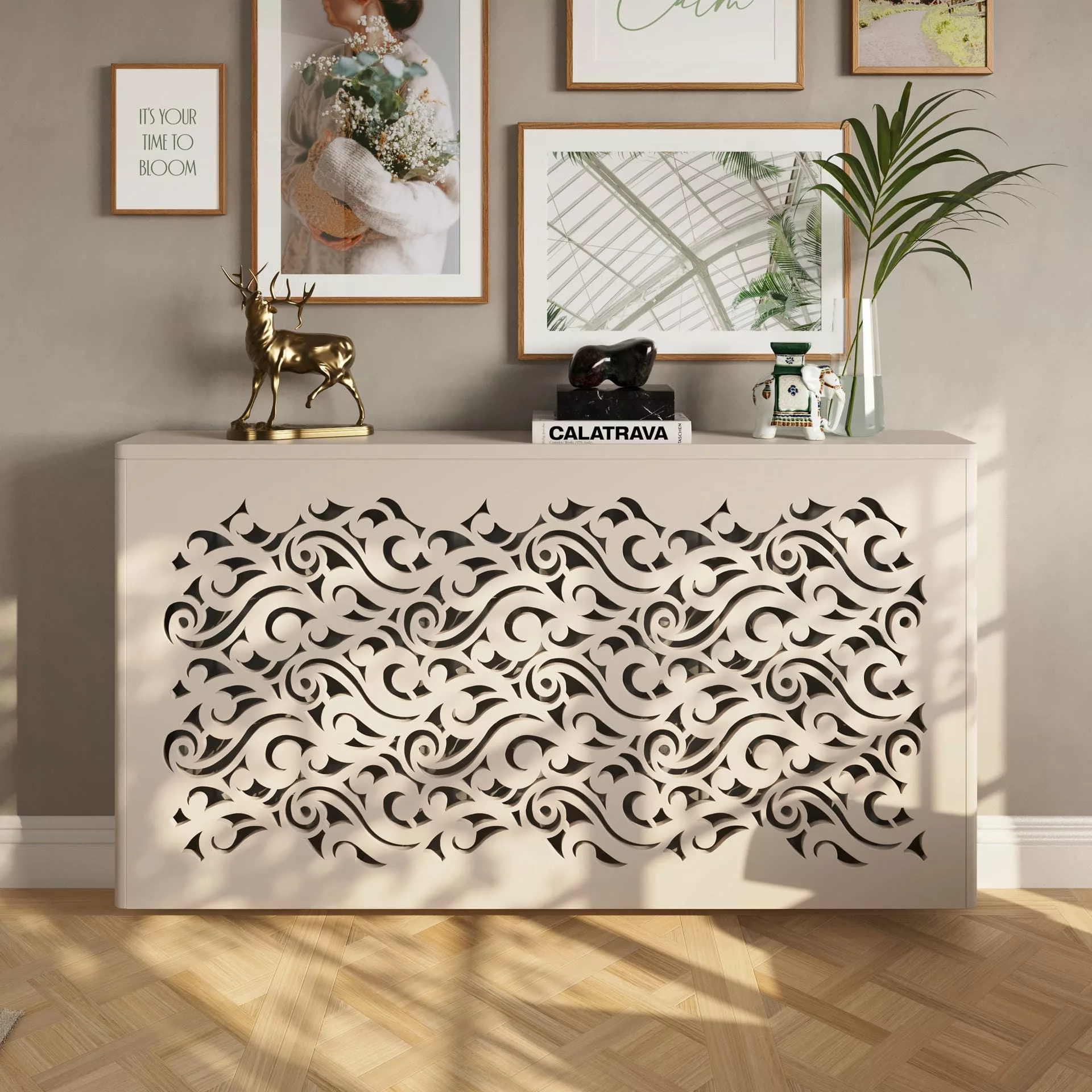 Baroque Clip-on Radiator Cover - Image 5