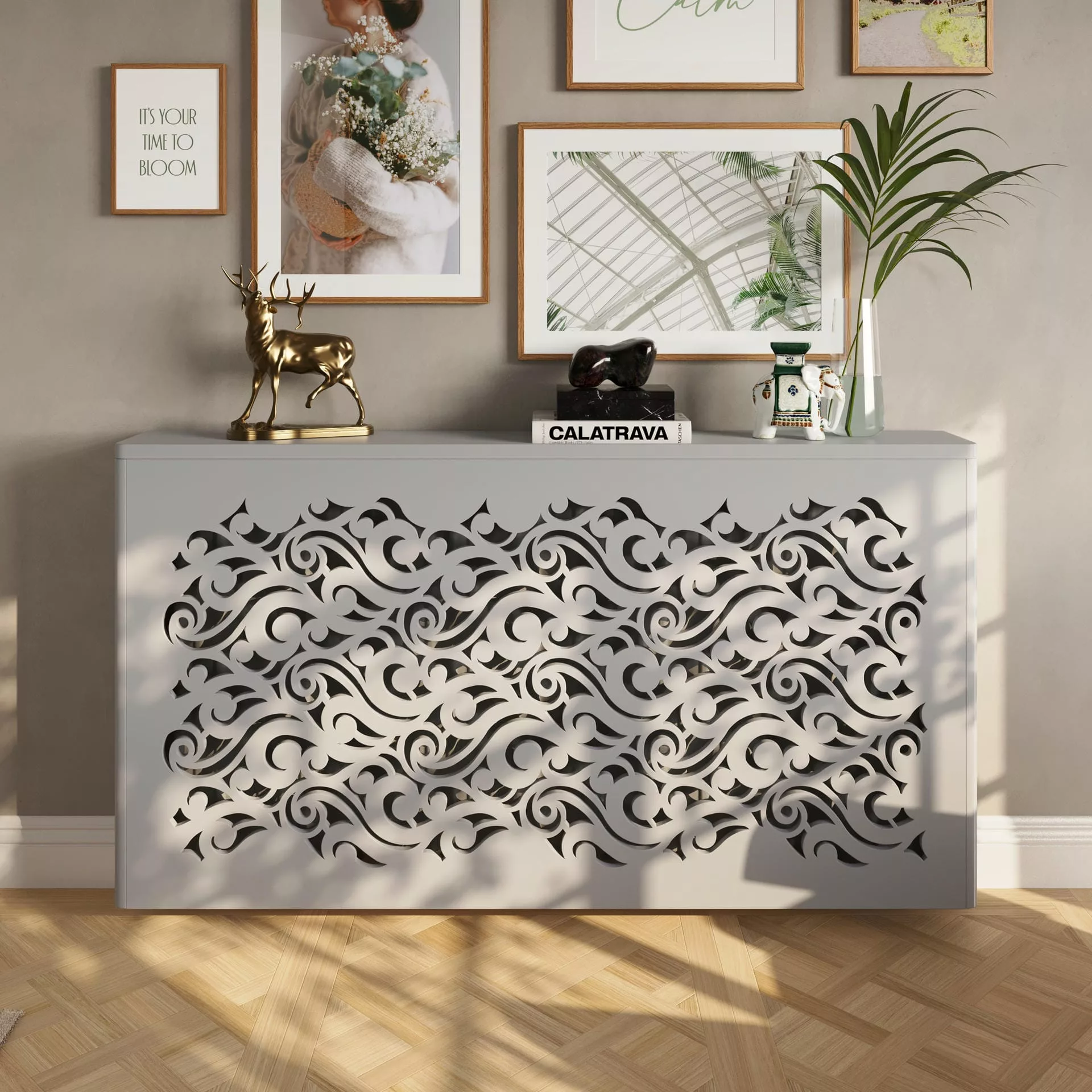 Baroque Clip-on Radiator Cover - Image 4