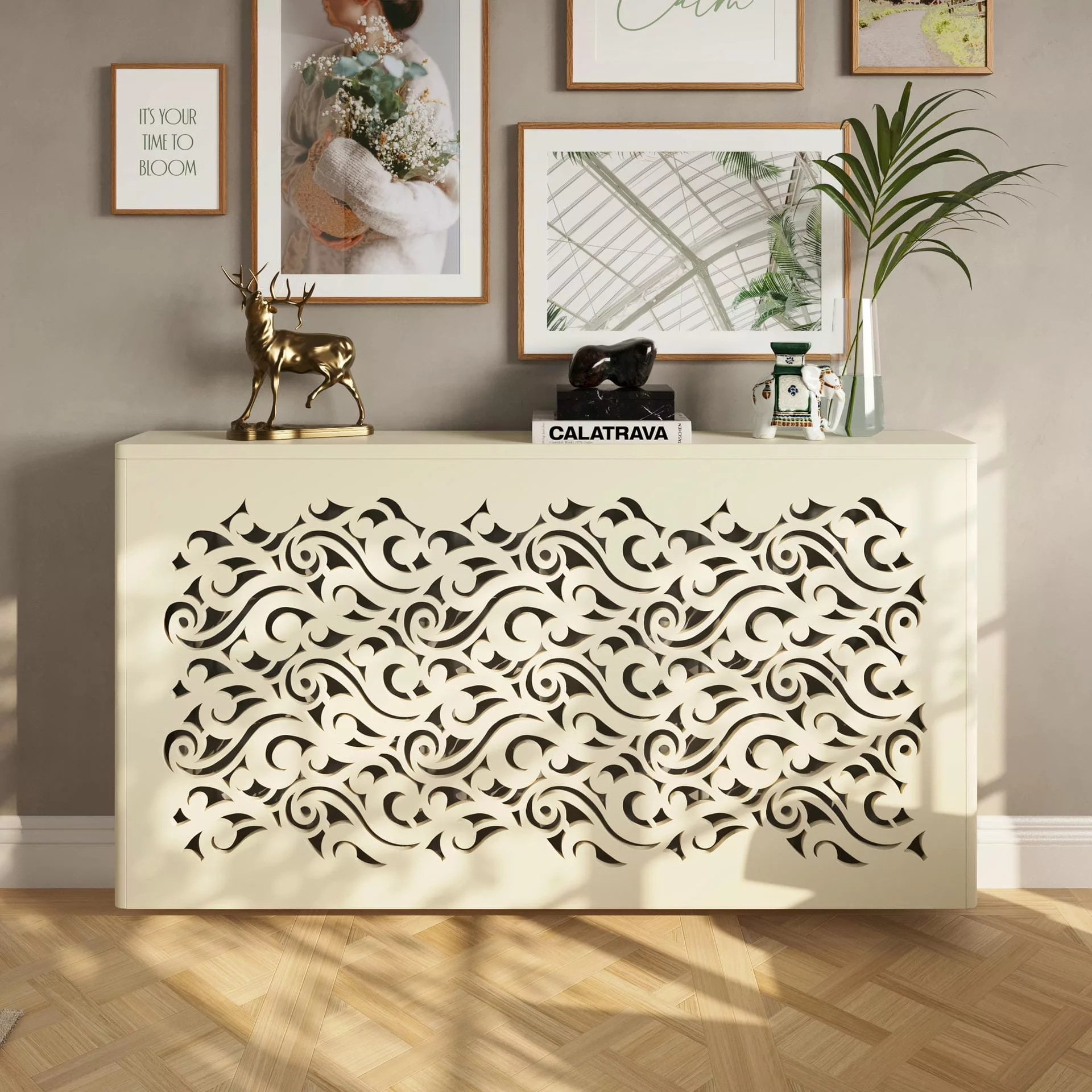 Baroque Clip-on Radiator Cover - Image 3