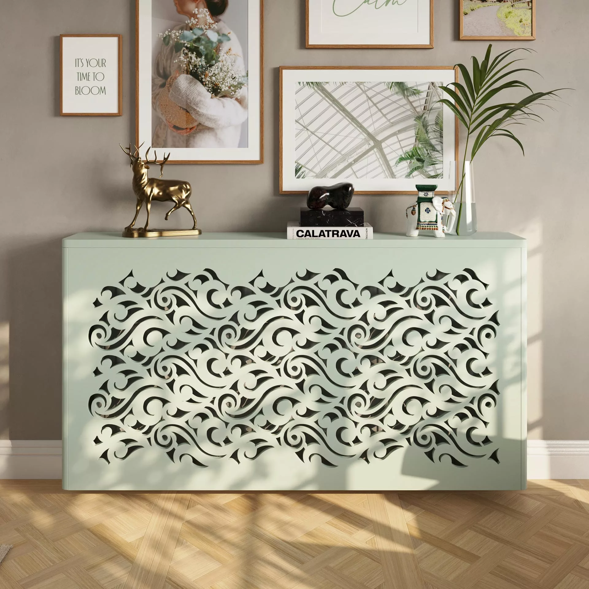 Baroque Clip-on Radiator Cover - Image 6