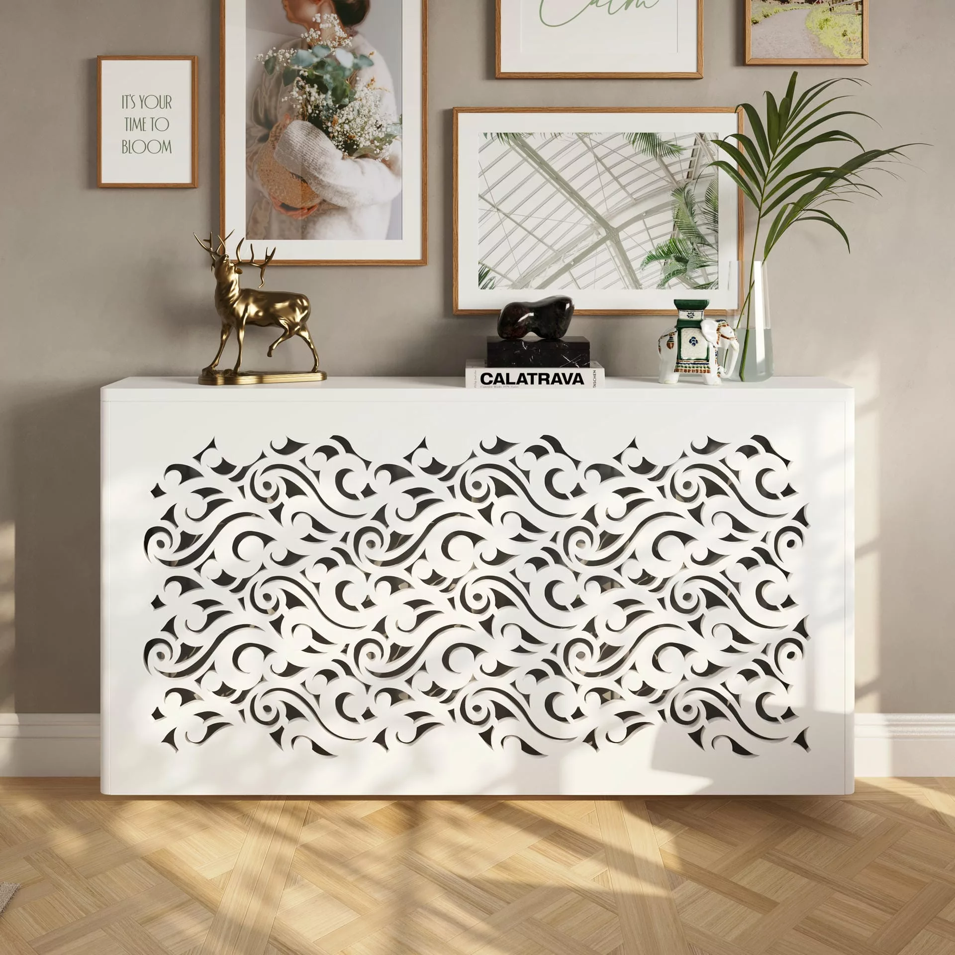 Baroque Clip-on Radiator Cover