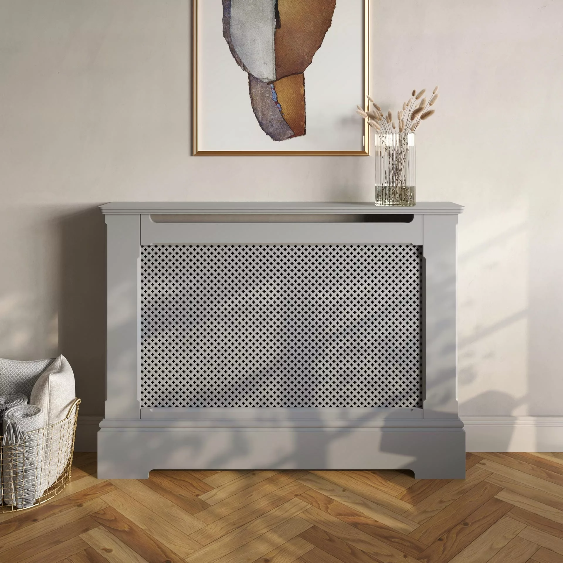 Club Stamped MDF Radiator Cabinet - Image 6
