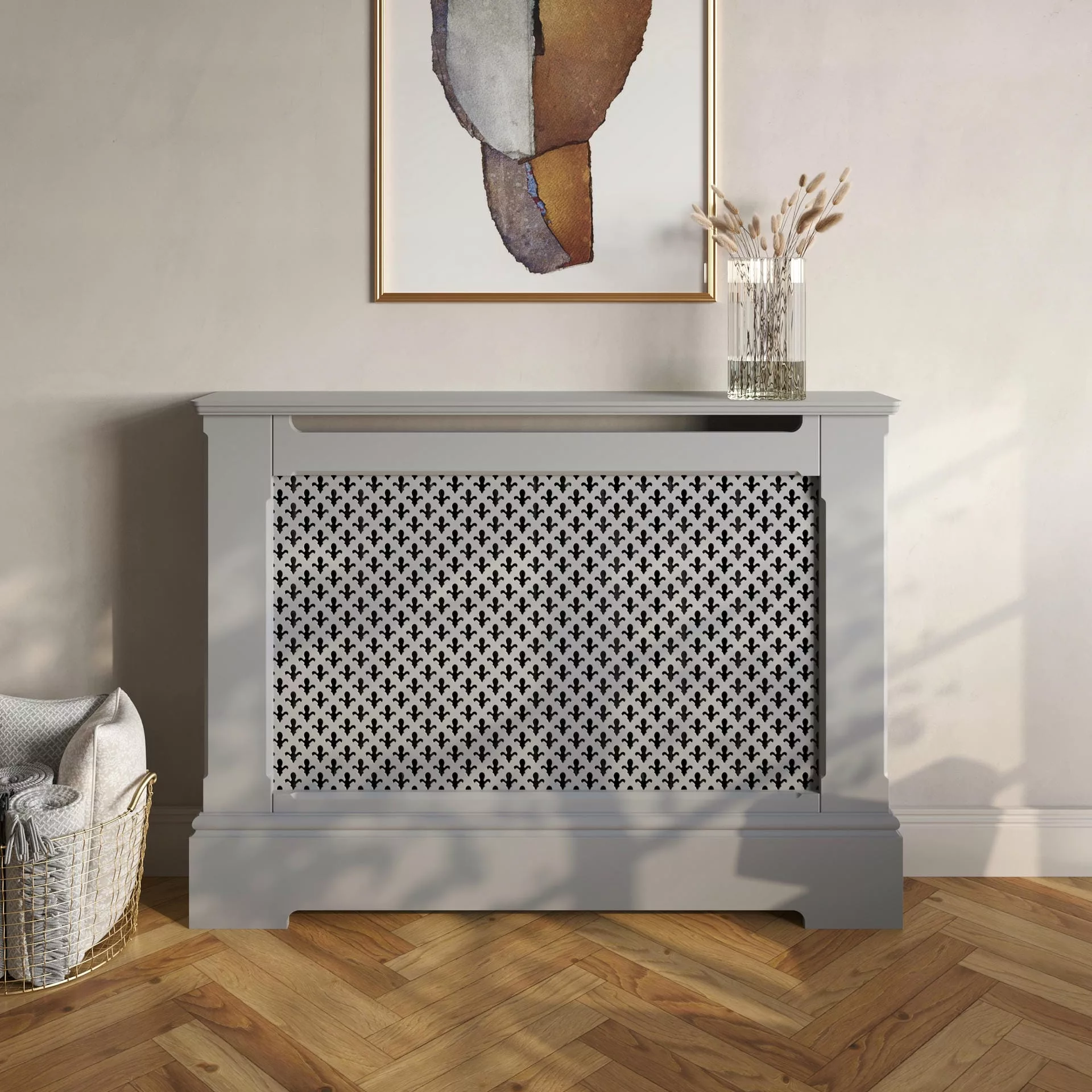 Fleur De Lis Range Radiator Cabinet