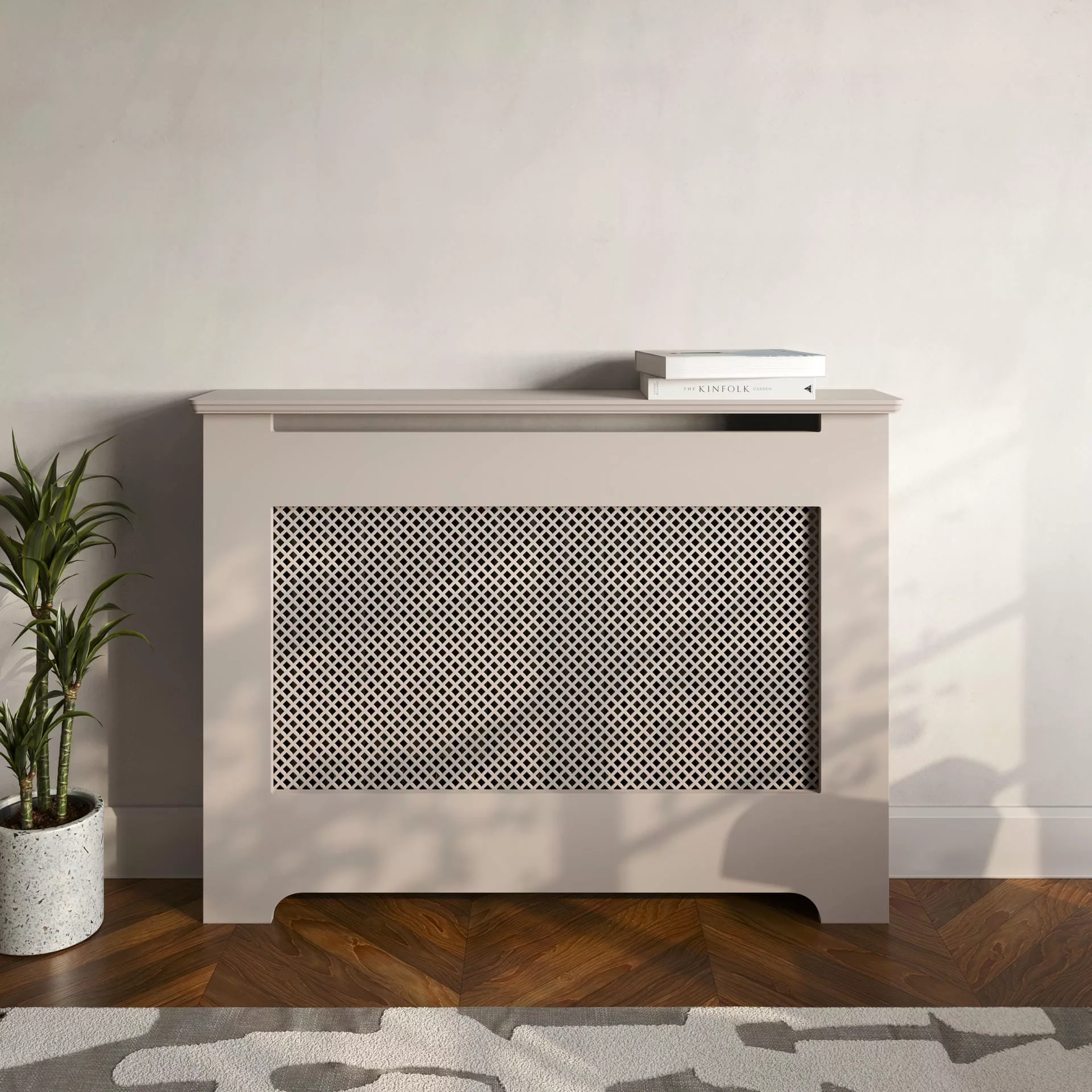 Nevada Stamped MDF Radiator Cabinet - Image 4