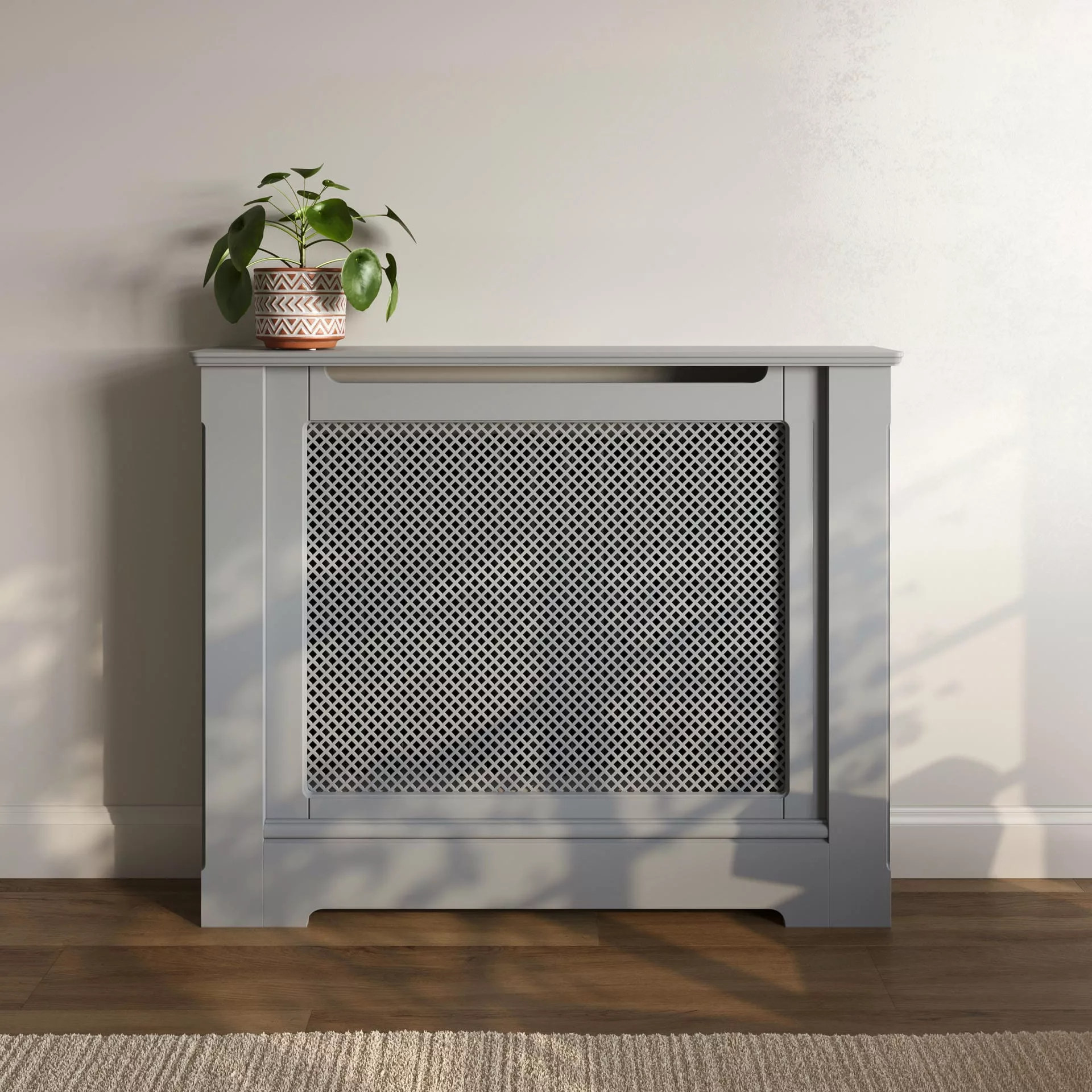 Nevada Stamped MDF Radiator Cabinet - Image 3