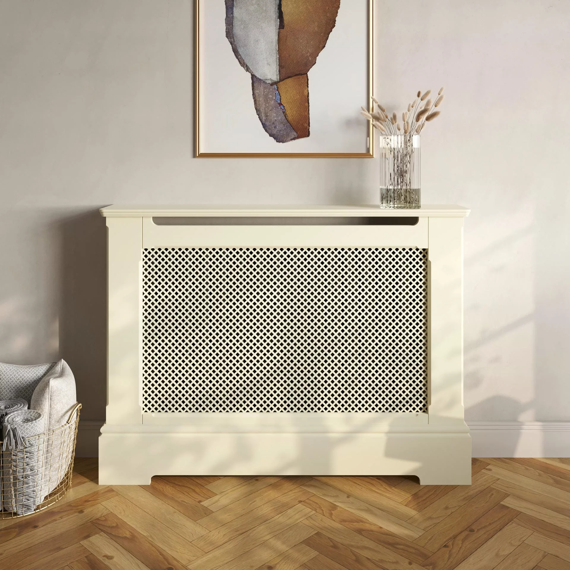 Nevada Stamped MDF Radiator Cabinet - Image 2
