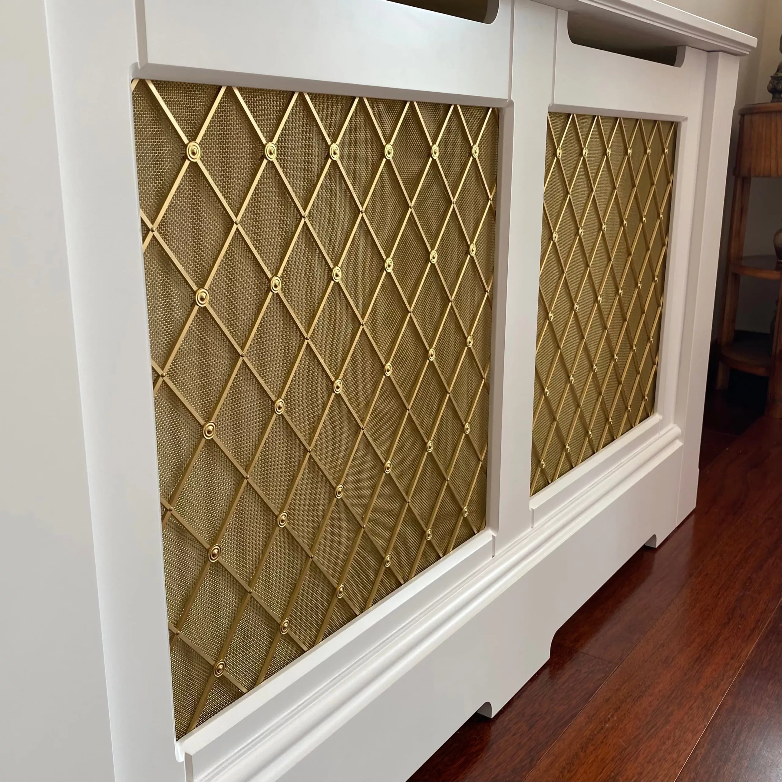 Regency Brass Radiator Cabinet