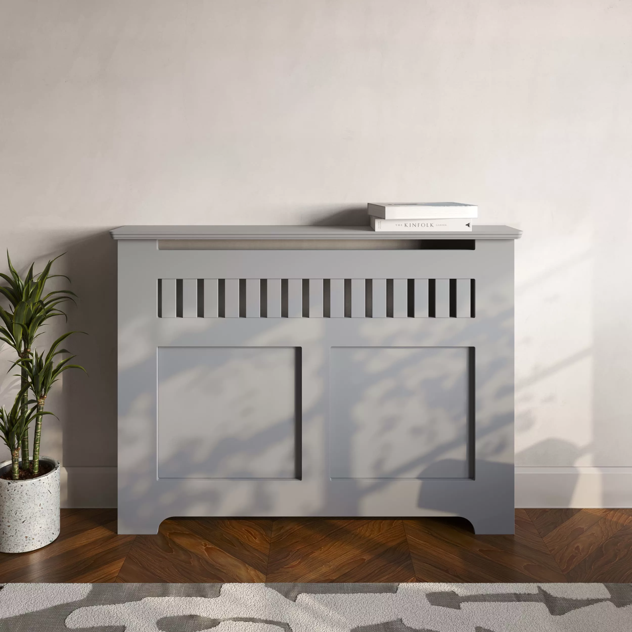 Panel & Slats Radiator Cabinet - Image 4