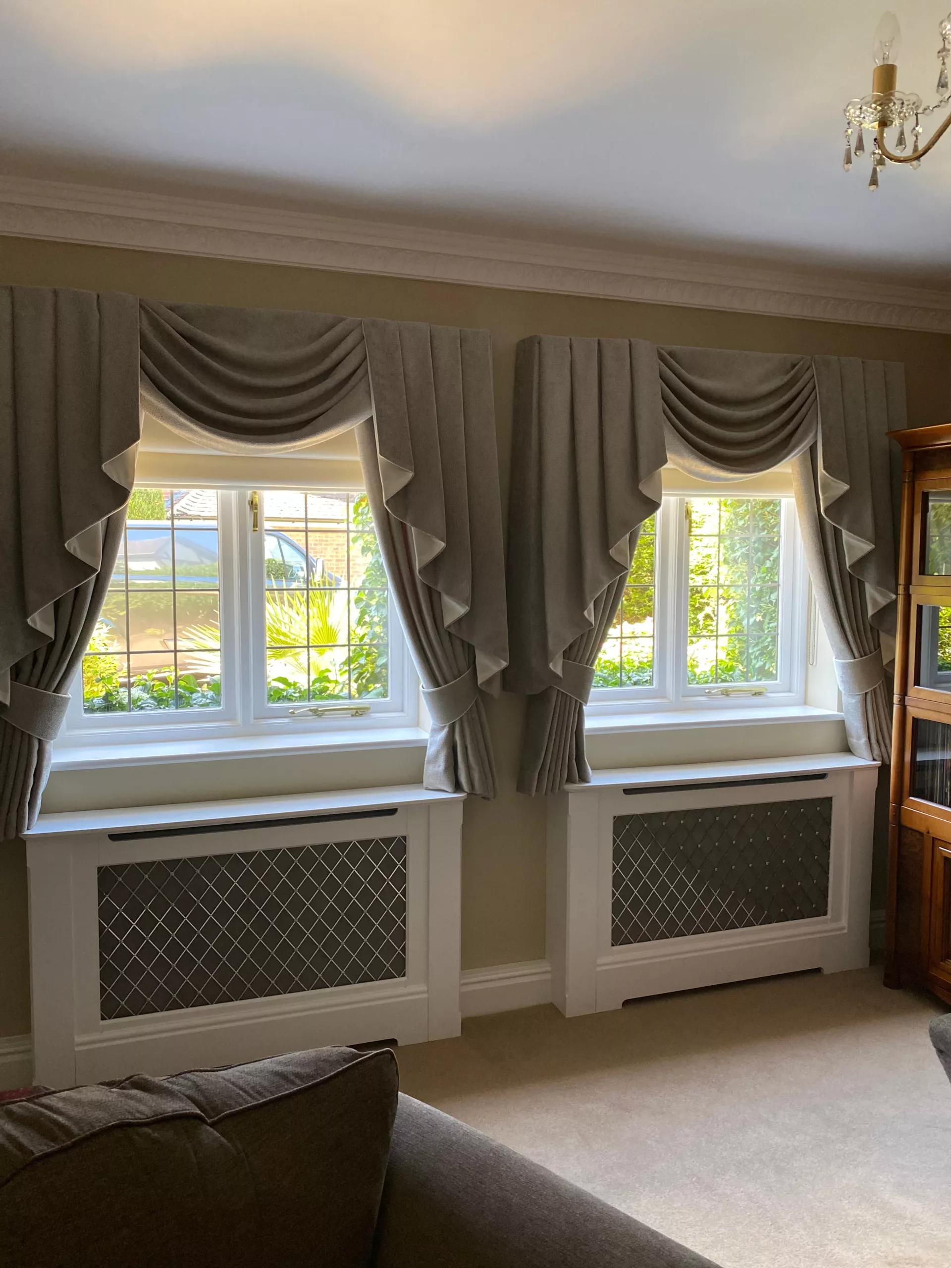 Regency Polished Nickel Radiator Cabinet - Image 6