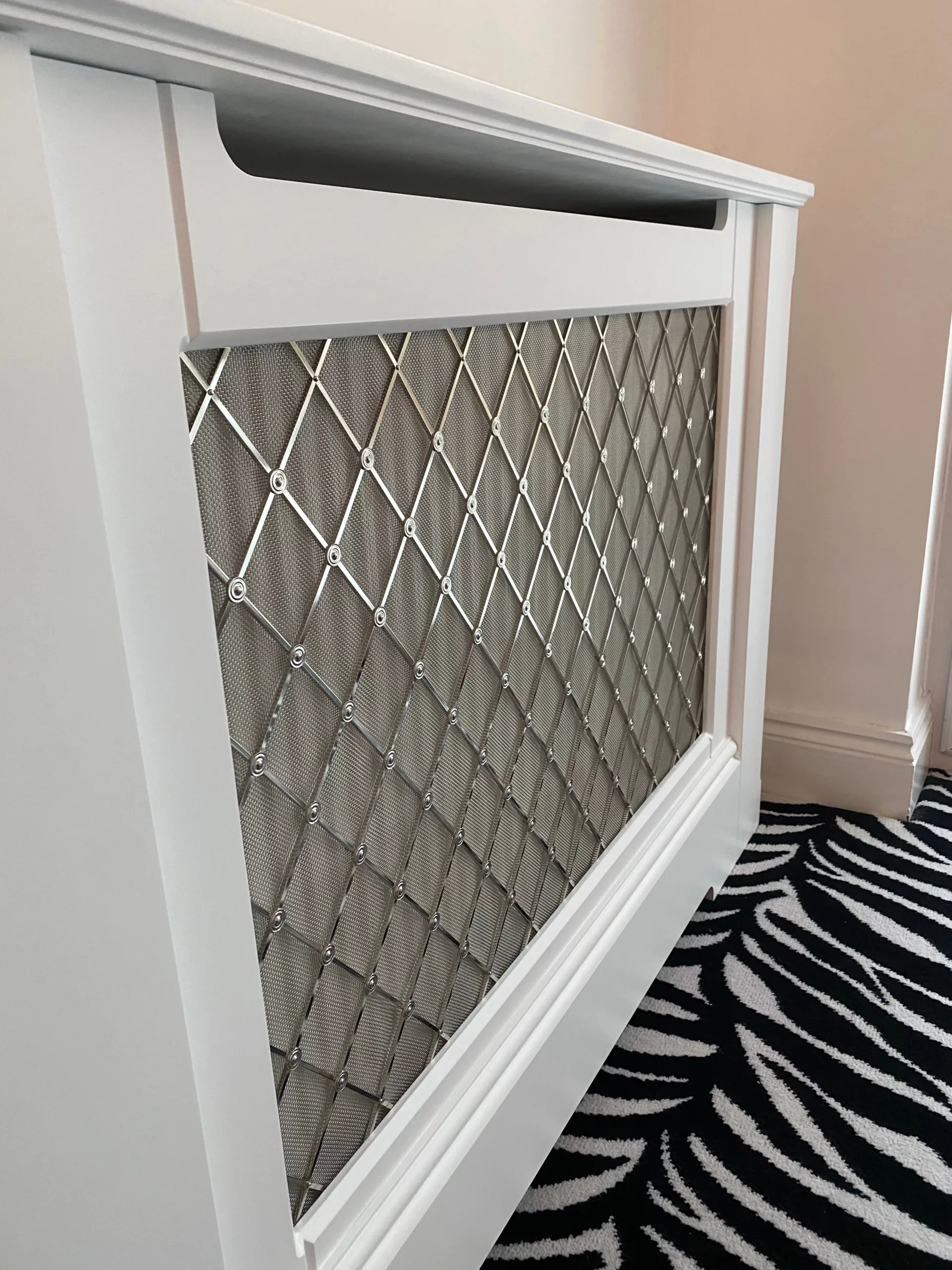 Regency Polished Nickel Radiator Cabinet