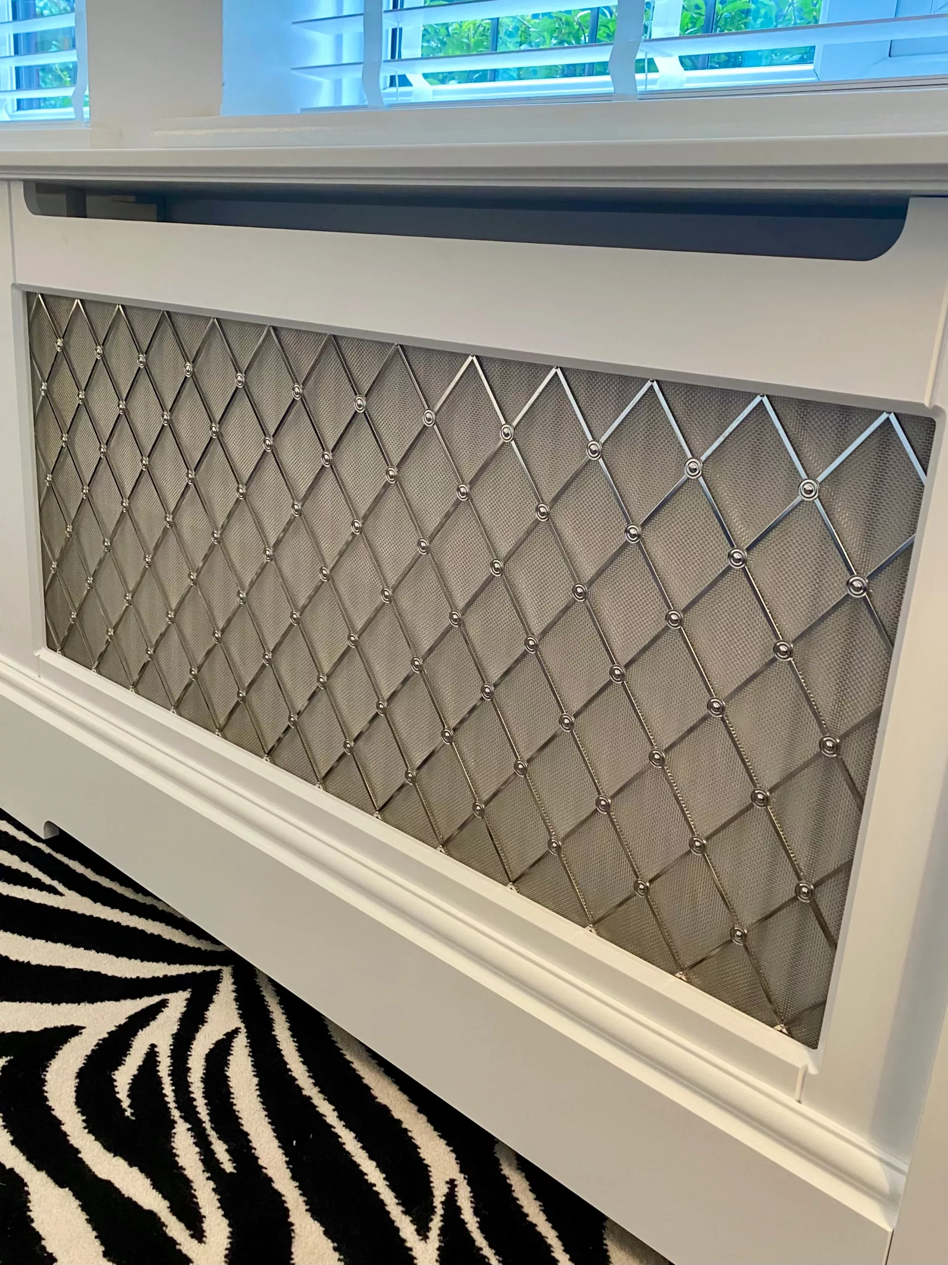 Regency Polished Nickel Radiator Cabinet - Image 3