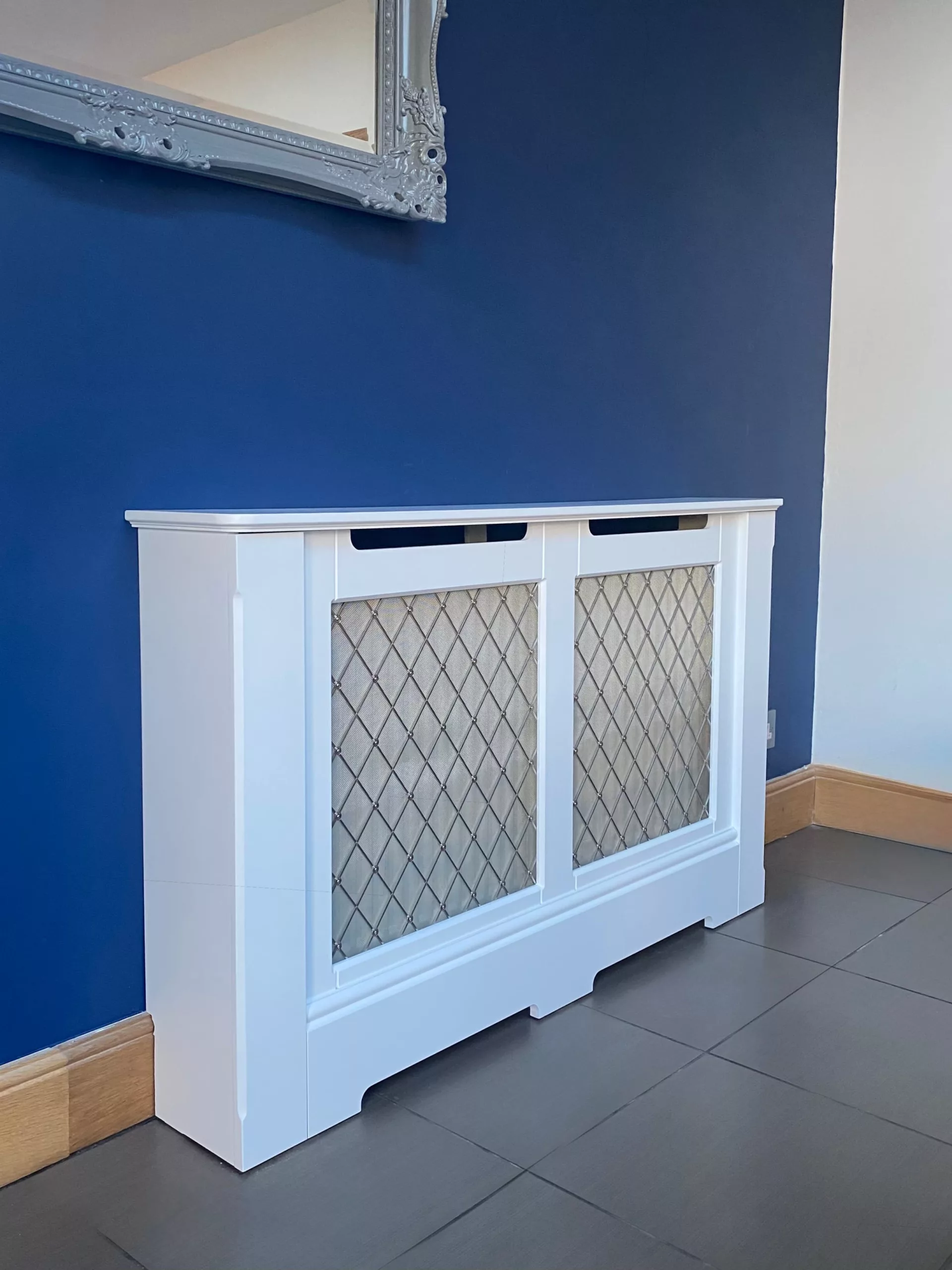 Regency Satin Nickel Radiator Cabinet - Image 8