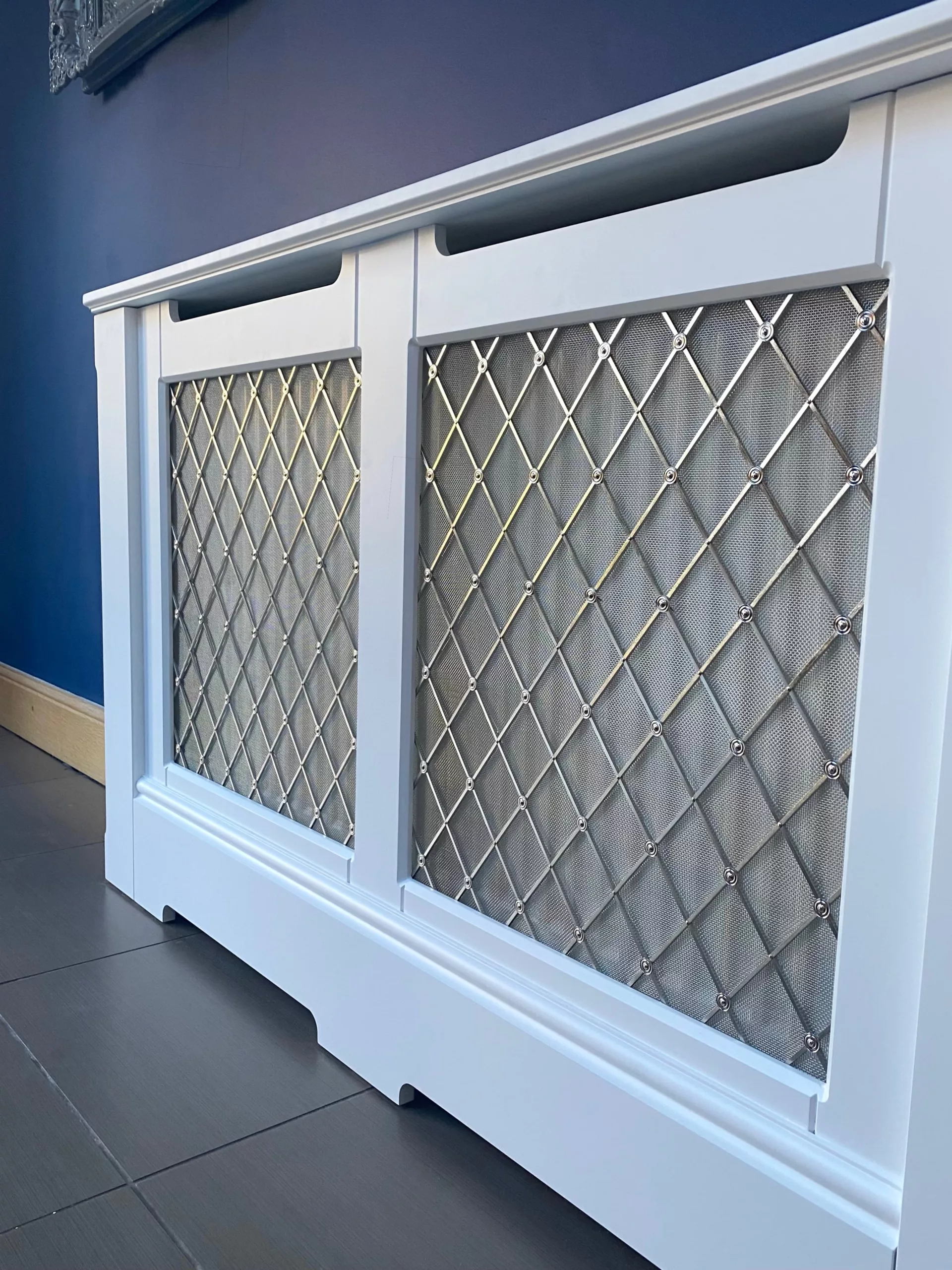 Regency Satin Nickel Radiator Cabinet