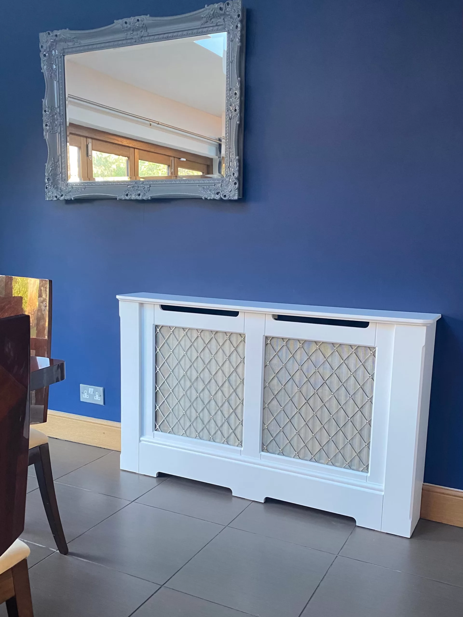 Regency Satin Nickel Radiator Cabinet - Image 5