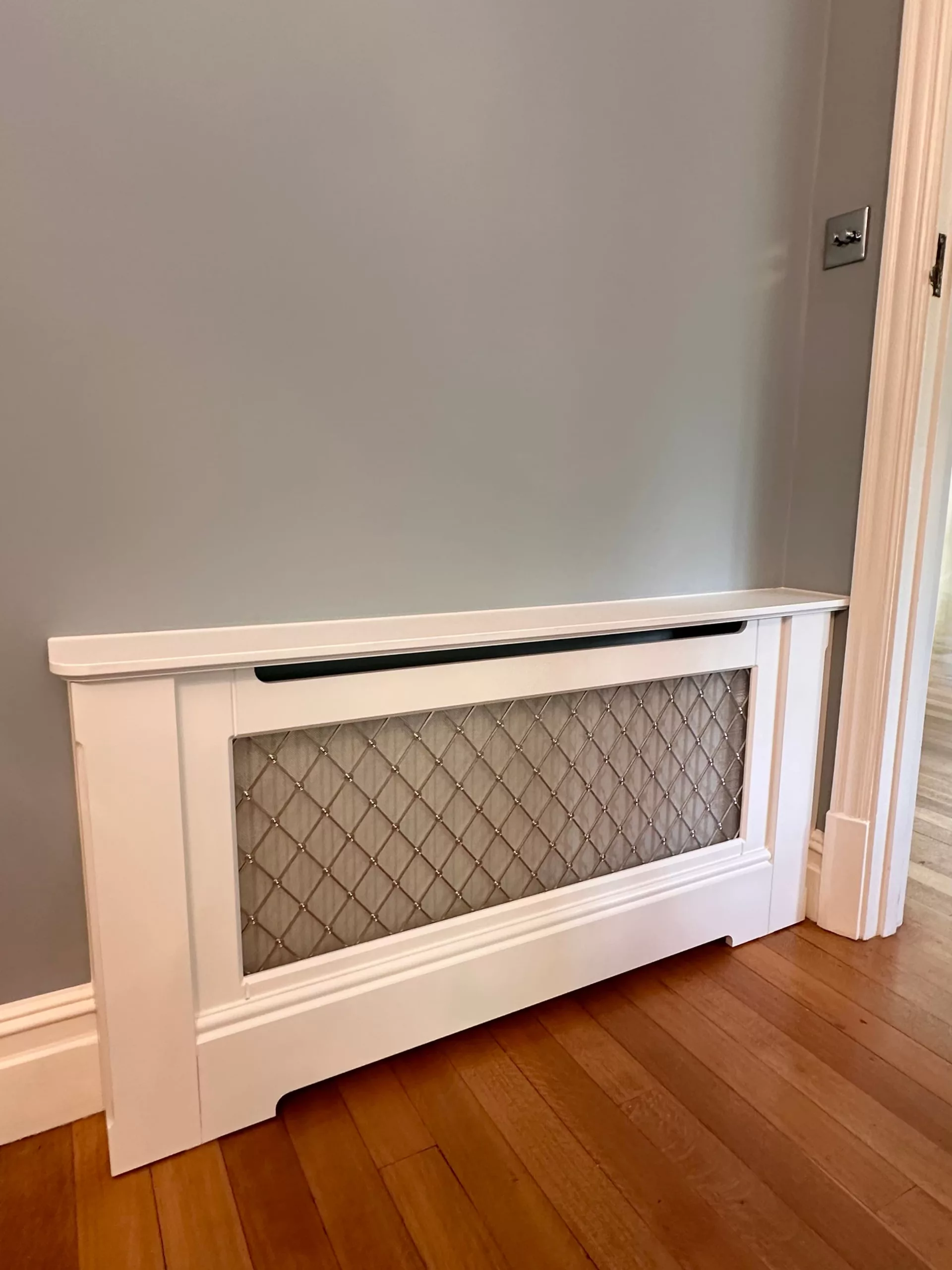 Regency Satin Nickel Radiator Cabinet - Image 7