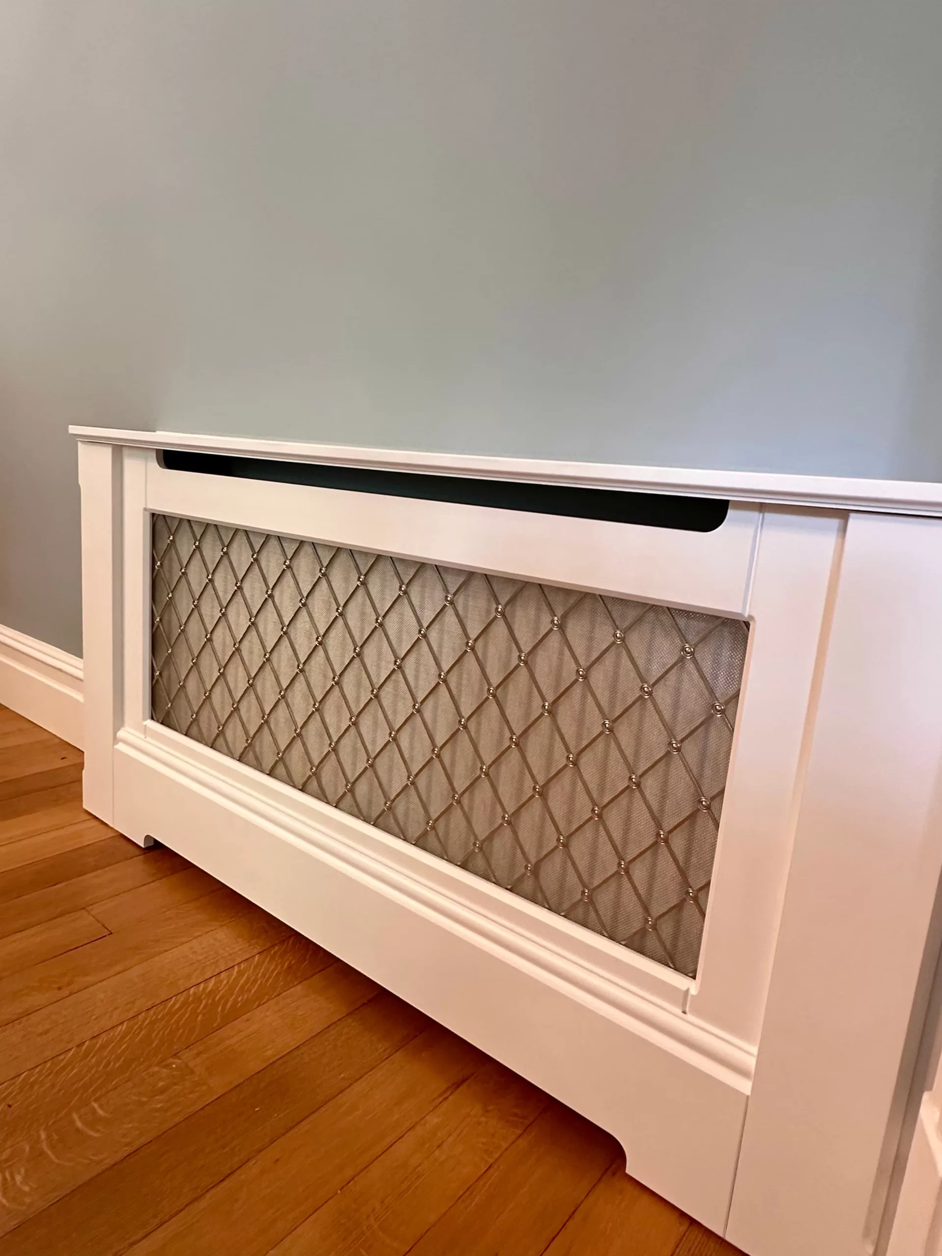 Regency Satin Nickel Radiator Cabinet - Image 4