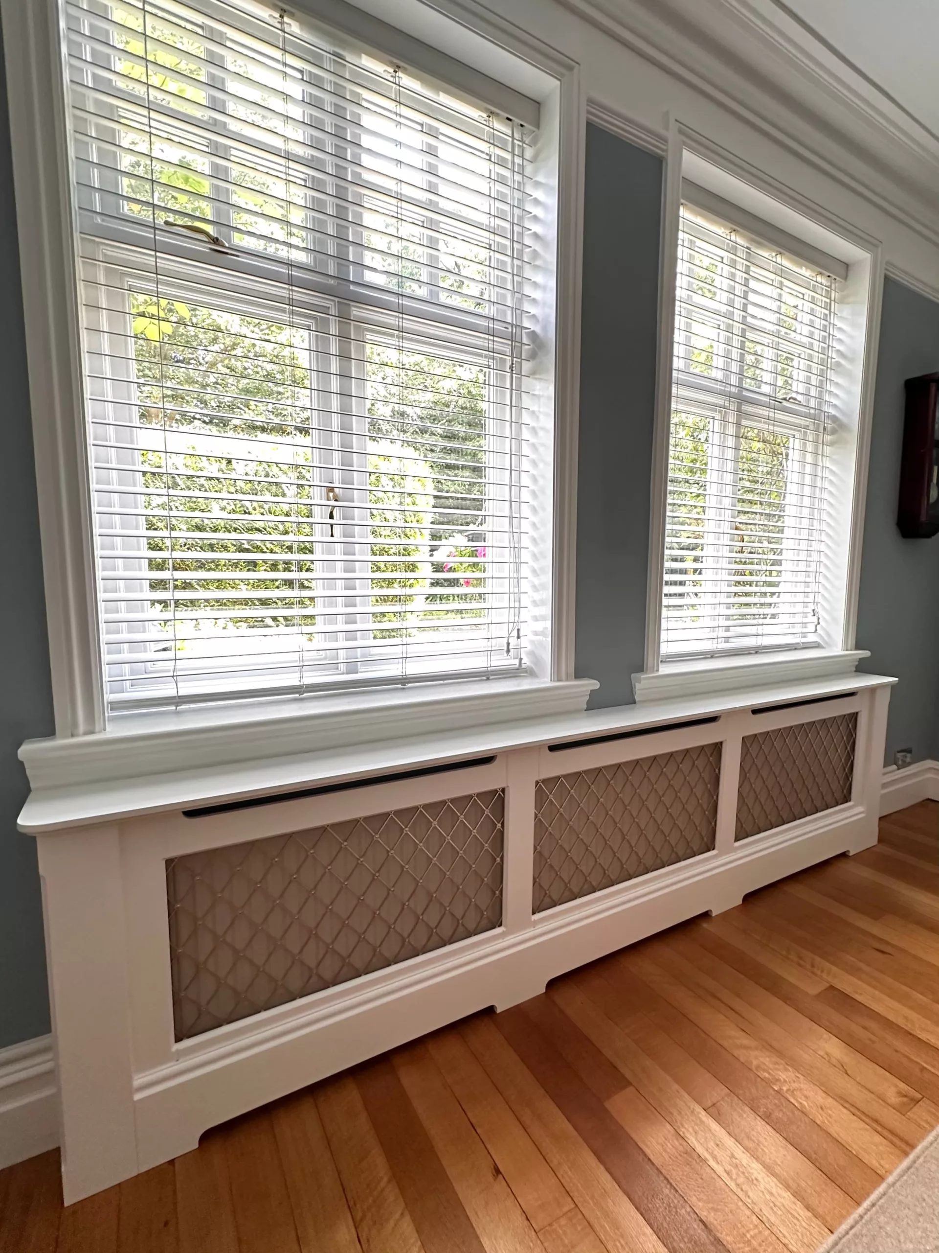 Regency Satin Nickel Radiator Cabinet - Image 2